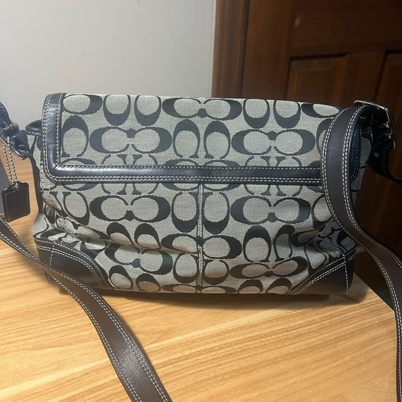 Coach Black and Gray Crossbody Bag - Picture 3 of 6